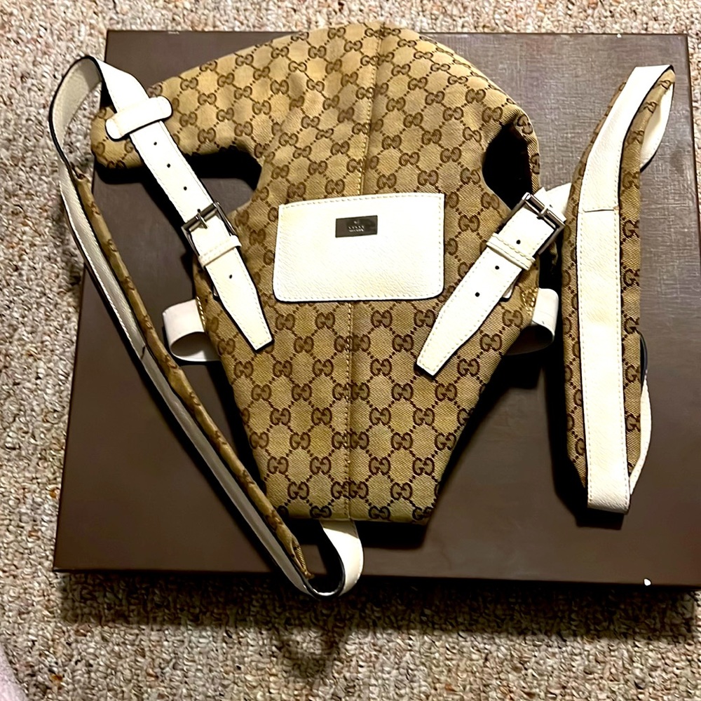 GUCCI BABY carrier for infant to 9 mos